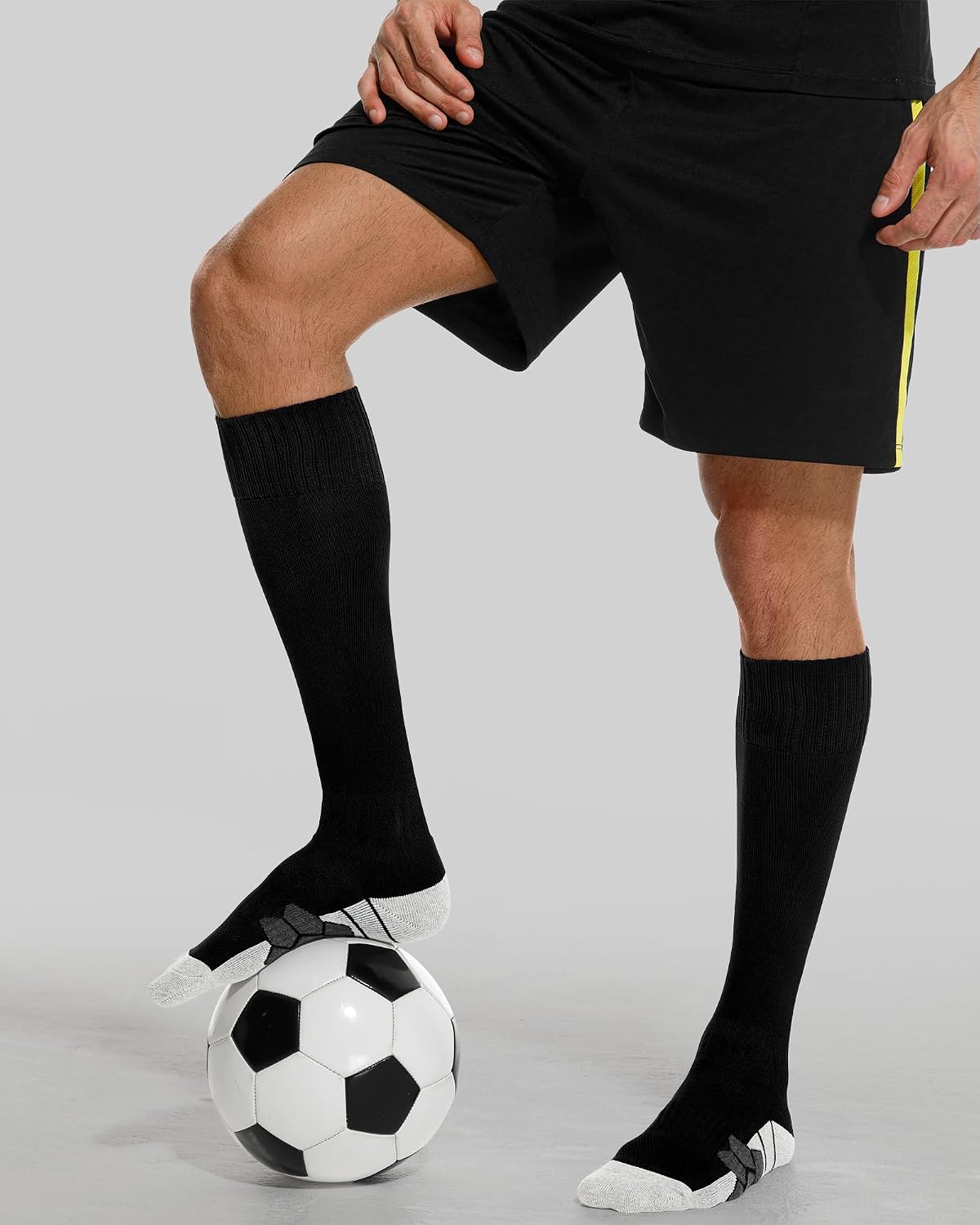 APTESOL Soccer Socks Knee High Team Sport Socks for Kids Youth Adult