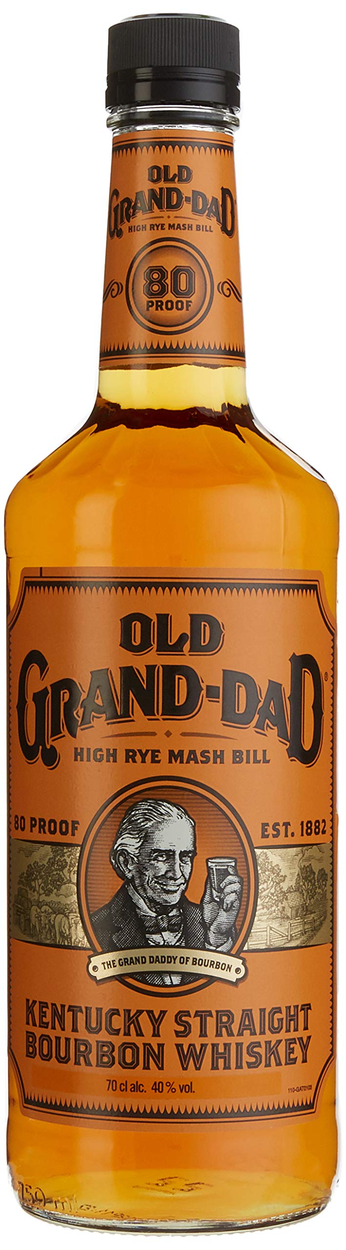 old grand dad 古酒 Old Grand-Dad Kentucky Straight Bourbon Whiskey (1 x 0.7 l