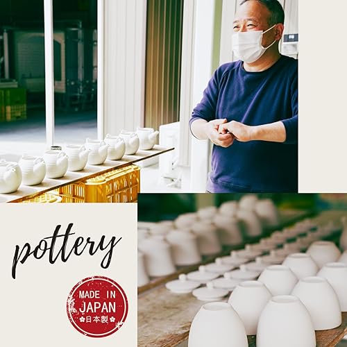 Miniatura 3 de LOVE LOVE JAPAN Juego de 5 platos de cerámica para ensalada de sushi de postre, hechos en Japón, 5 gatos, 4.7 pulgadas