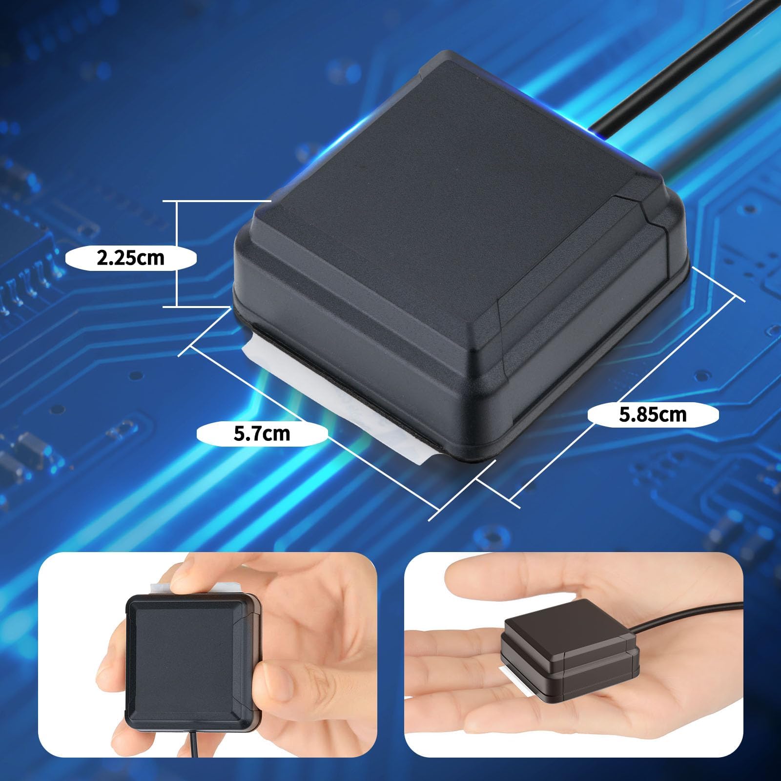 Bingfu Antenna GNSS Quadri-Sistema SMA GPS BeiDou GLONASS Galileo LNA 28dB IP65 3-12V per Automotive Drone Marina IoT