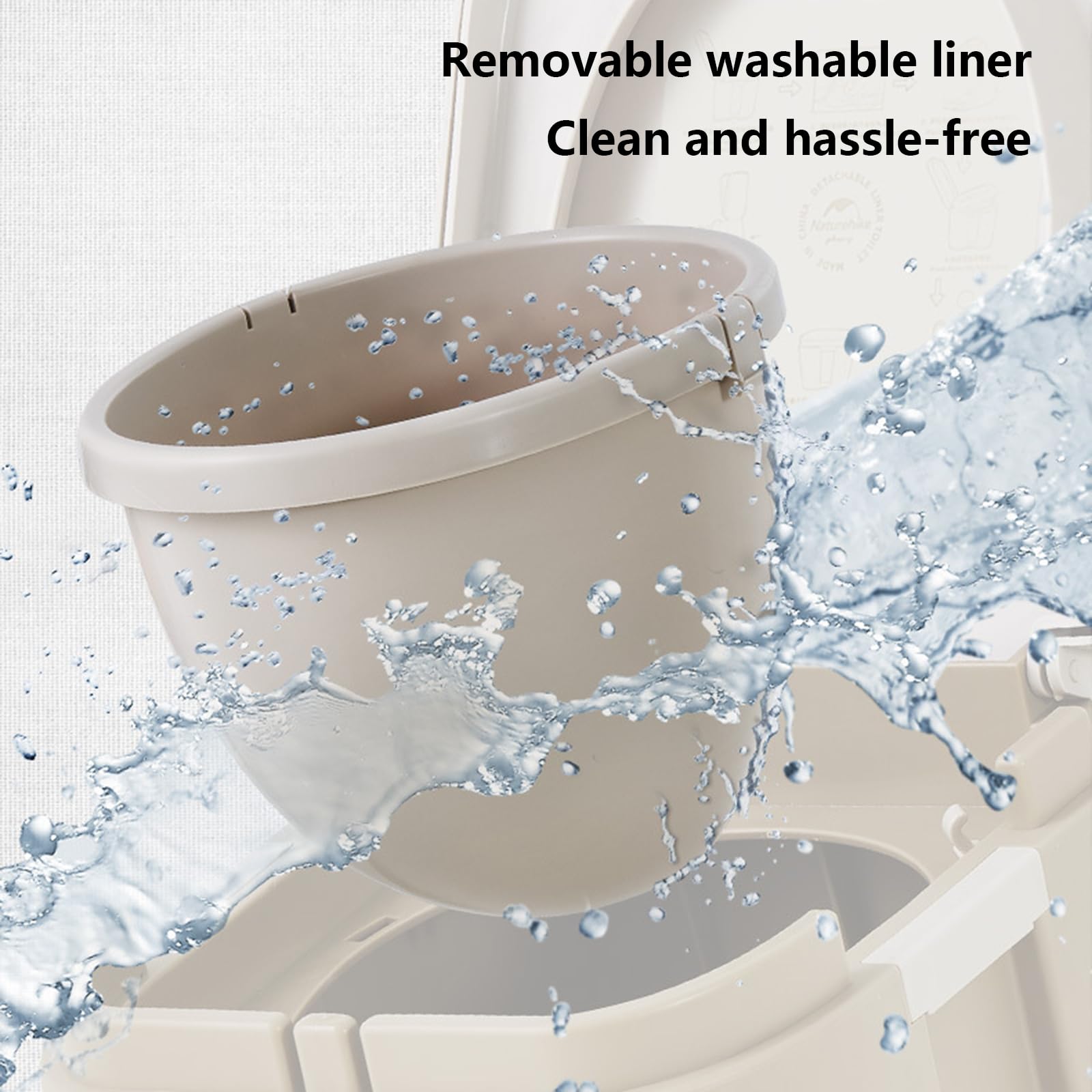 Campingtoilette Faltbar Klappbare Camping Toilette Reisetoilette Wc Mit Herausnehmbarem Liner Campingklo Faltbar Tragkraft 150kg Mit 10 Biologisch Abbaubaren Beuteln Für Den Notfall Im Freien