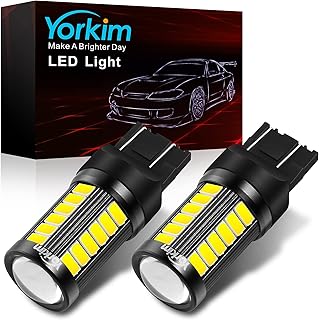 7440 Led Bulb Bright White Lights, T20 Led Bulbs, 7443 Led Bulbs, 7441 Led Bulbs, W21W Led Lights, 7444 Bulbs, for reverse/backup/brake light - 5730 33 SMD pack of 2