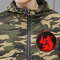 Vista 2 de Rhino Head Tactical Milspec Milspec 3D Parche de PVC (rojo)