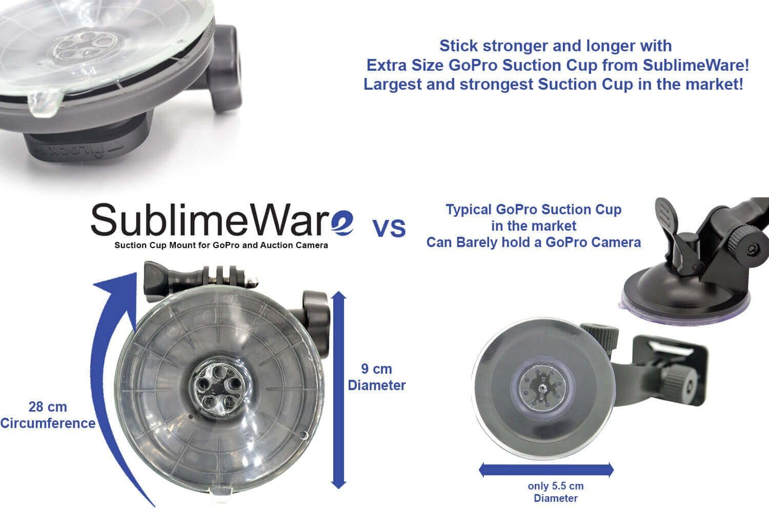 Get Discount Offer Suction Cup for Gopro Mount Car Windshield Window Vehicle Boat Camera Holder for Gopro Suction Cup Mount - for GoPro Hero 10 Hero 9 Black Max 360 Hero 8 Black Hero 7 Hero 6 HD by SublimeWare Super Big Clearance! Suction Cup for Gopro Mount Car Windshield Window Vehicle Boat Camera Holder for Gopro Suction Cup Mount - for GoPro Hero 10 Hero 9 Black Max 360 Hero 8 Black Hero 7 Hero 6 HD by SublimeWare