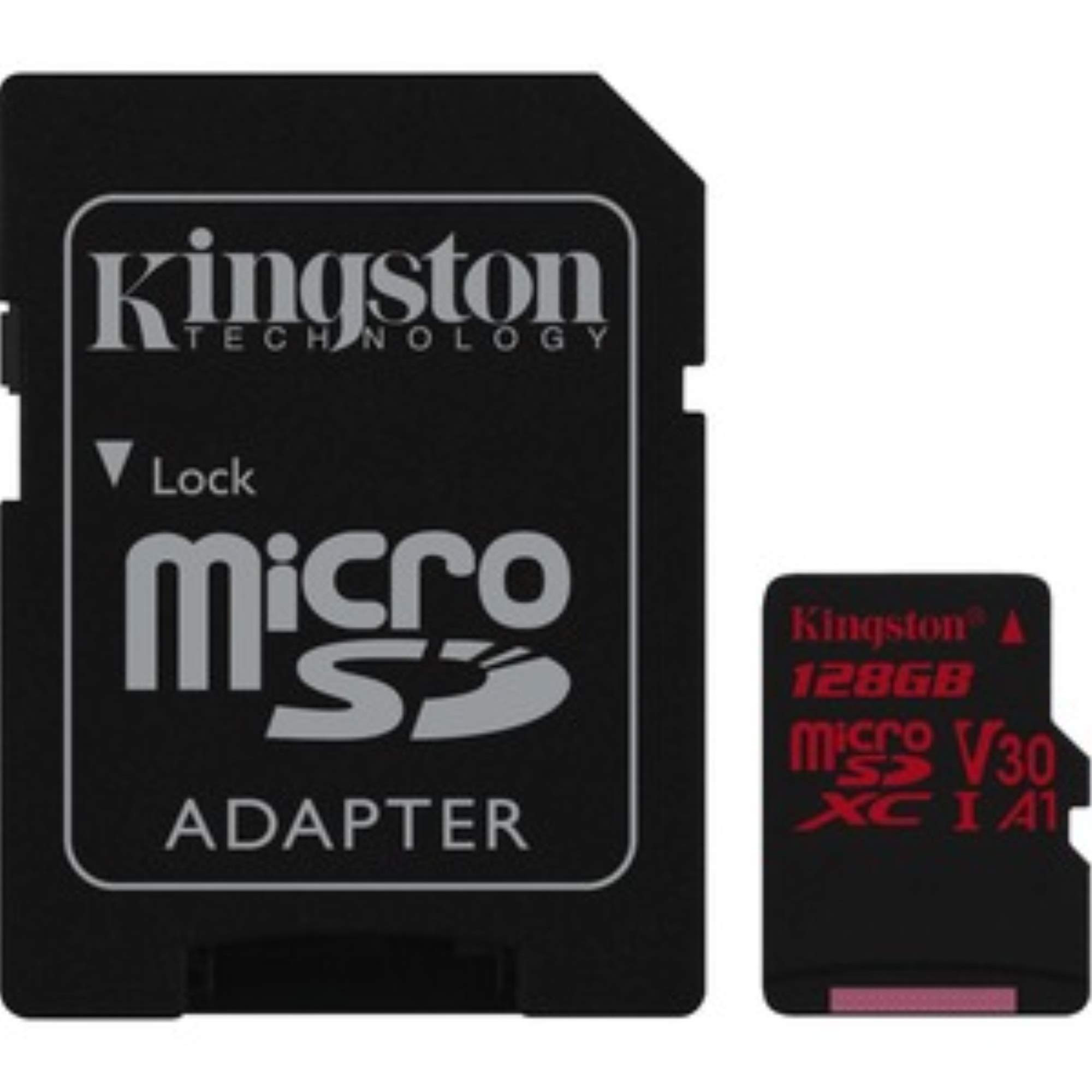 Kingston SDCR/128GB MicroSD Canvas React, Nero