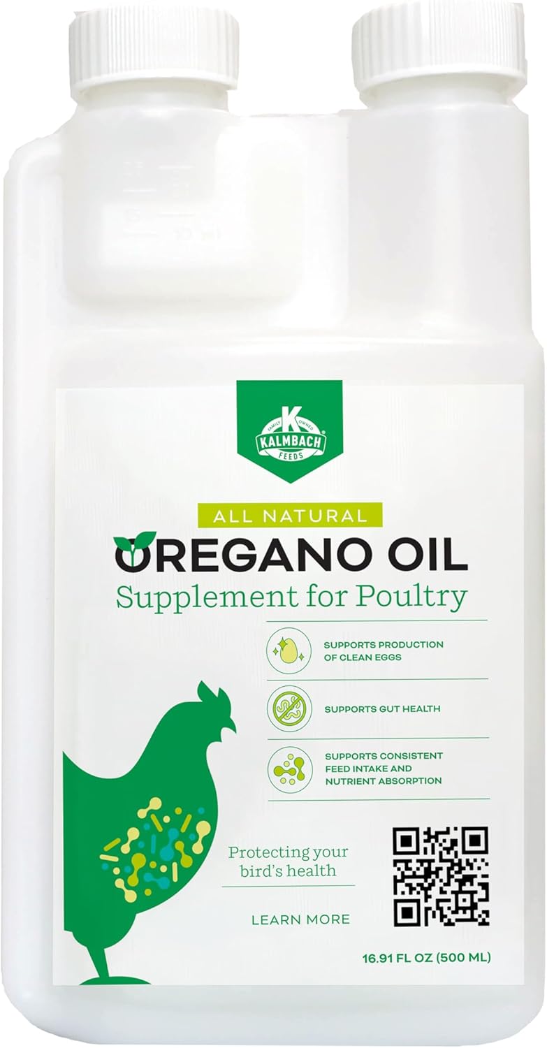 Oregano Oil Supplement for Poultry, 16 oz Bottle