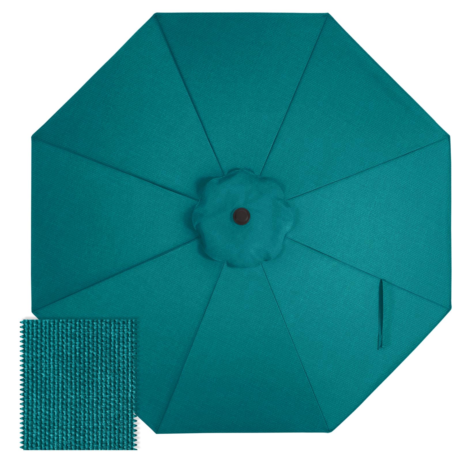 ABCCANOPY OLEFIN® 5-Year No Fading 9FT Patio Replacement Canopy(Turquoise)