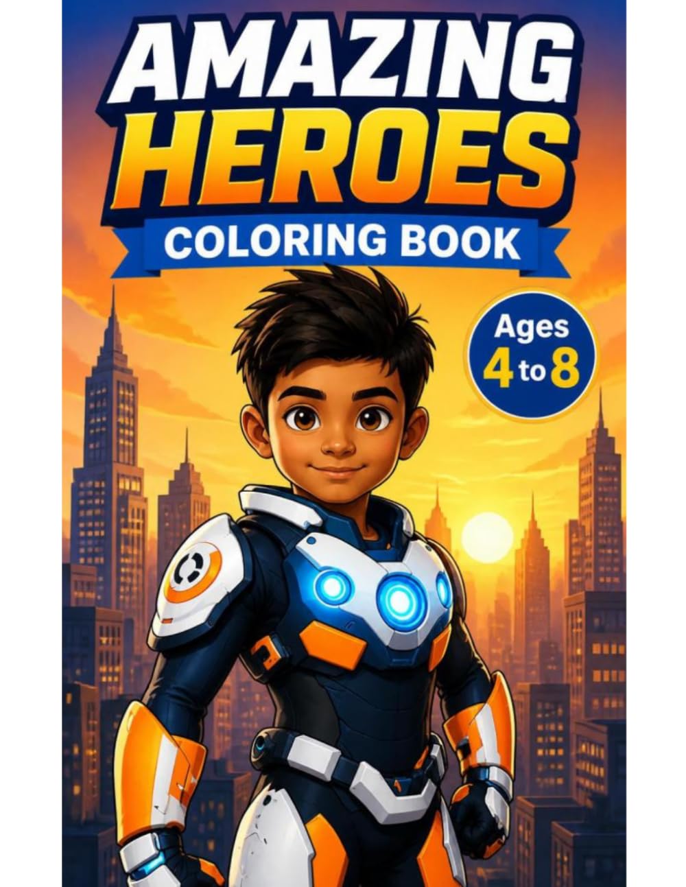 Colouring Book: Amazing Heroes
