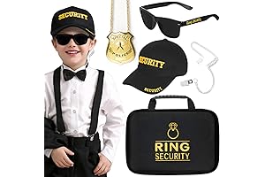 Ring Bearer Security Set Keepsake Box and Accessories for Kids
