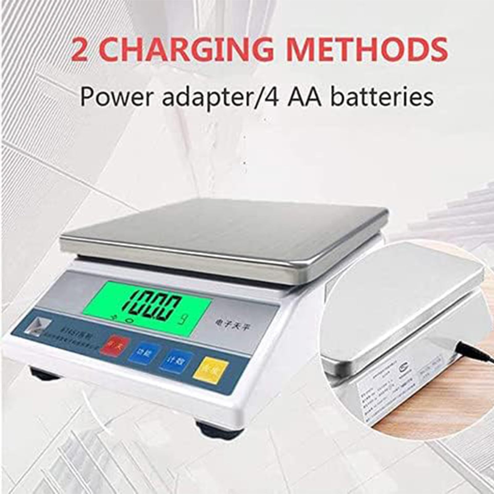Balanza analítica digital Báscula de precisión para laboratorios Balanza electrónica analítica Báscula de joyería, Báscula superior de banco de conteo de piezas Pesaje de alimentos Báscula de cocina