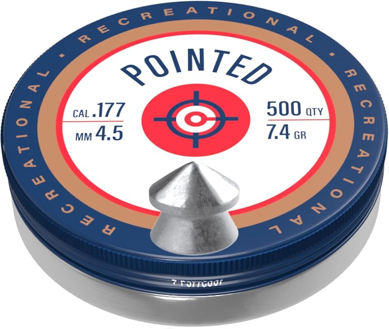 Crosman .177-Caliber Pointed Lead Pellets