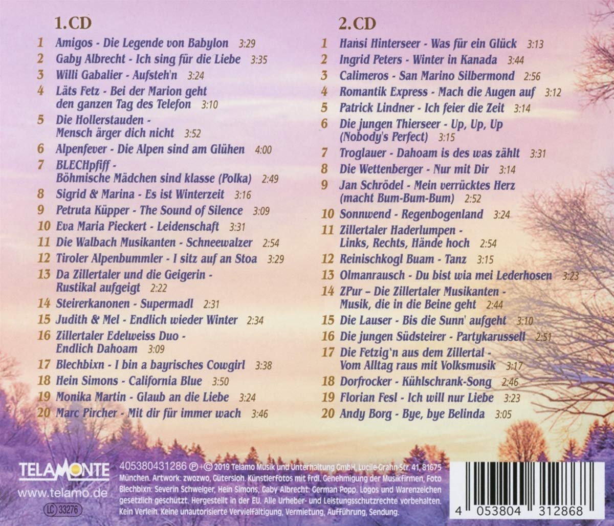 Die Volkstümliche Hitparade Winter 2020