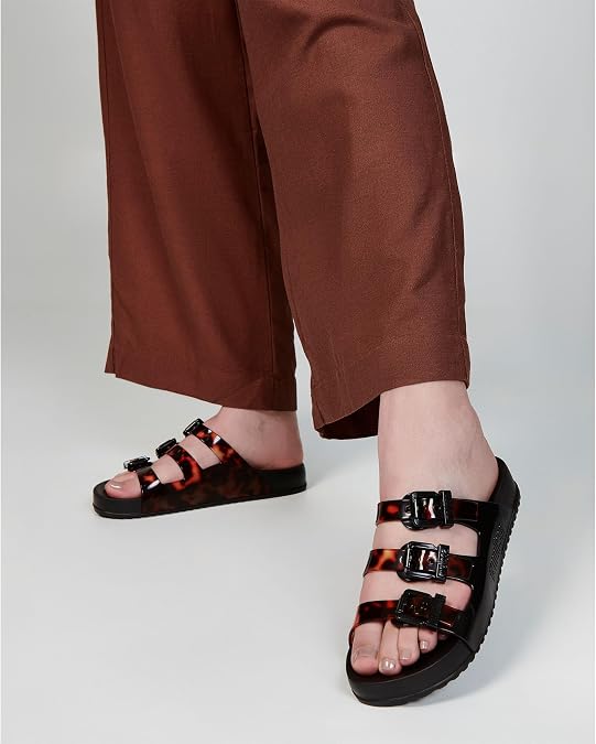 Melissa Cozy Stripes Slides for Women