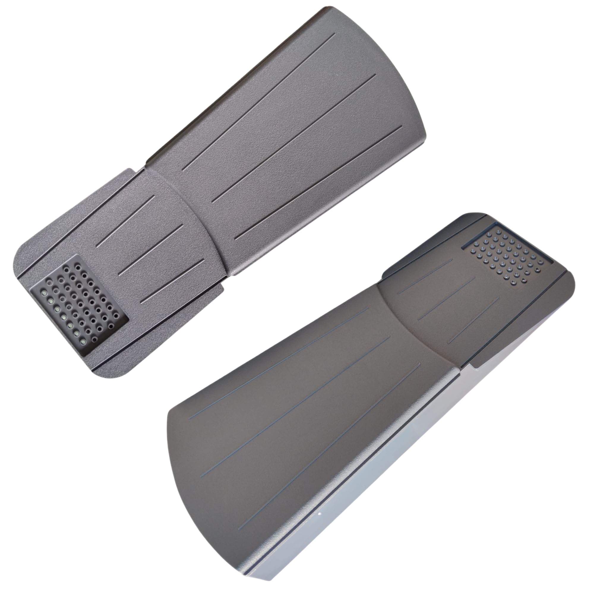 SHMOX Grey Universal Dry Verge Roofing Tiles Units | Dry Verge Roof Edging for Gable and Apex roof (Pack of 10)