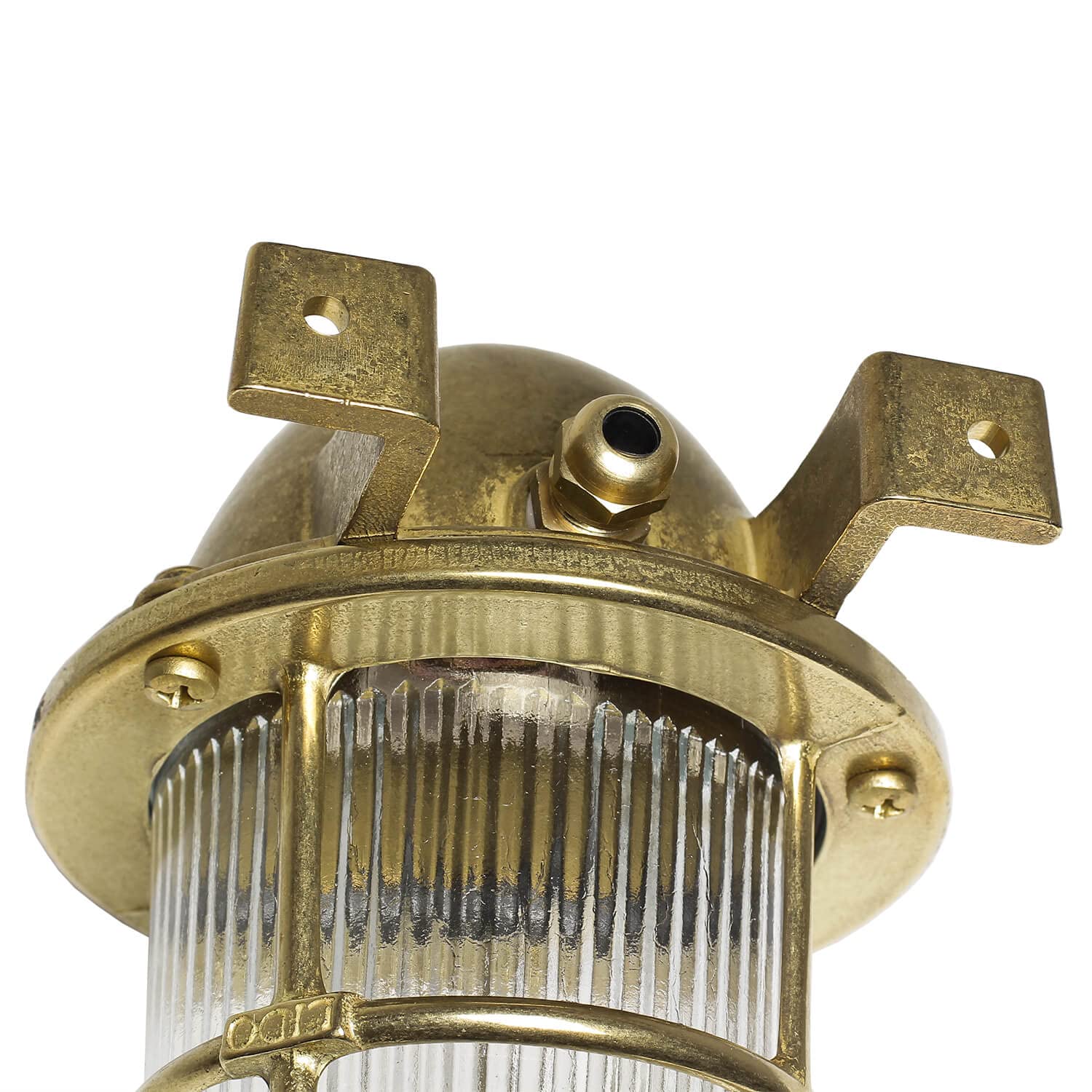Lampada da parete per esterno in ottone vetro in ottone anticato IP64 cortile balcone A: 24 E27 riffle lanterna rustica marittima applique da parete per esterno giardino