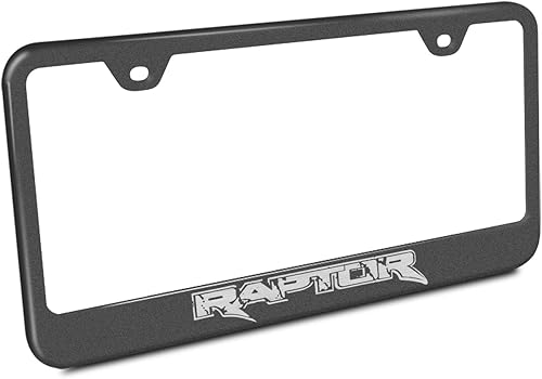 Miniatura 5 de Au-tomotive Gold Marco de matrícula negro Ford Raptor