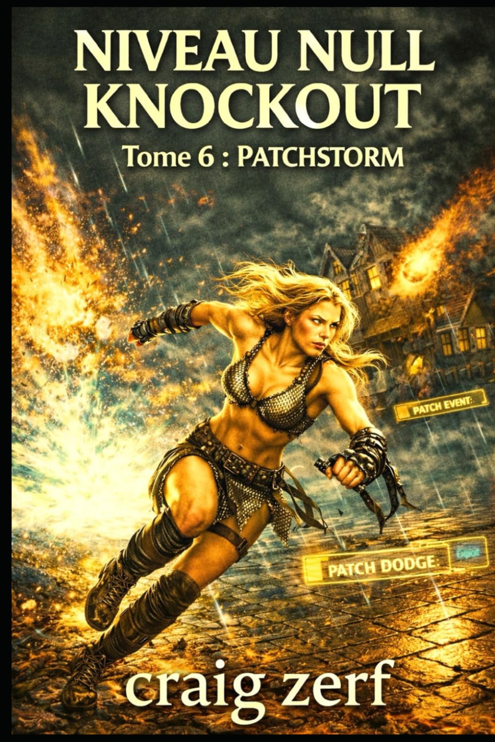NIVEAU NULL KNOCKOUT Tome 6 : PATCHSTORM: Un jeu de combat dans des donjons LitRPG avec une héroïne de niveau zéro, surpuissante et qui frappe tout ce qui bouge.