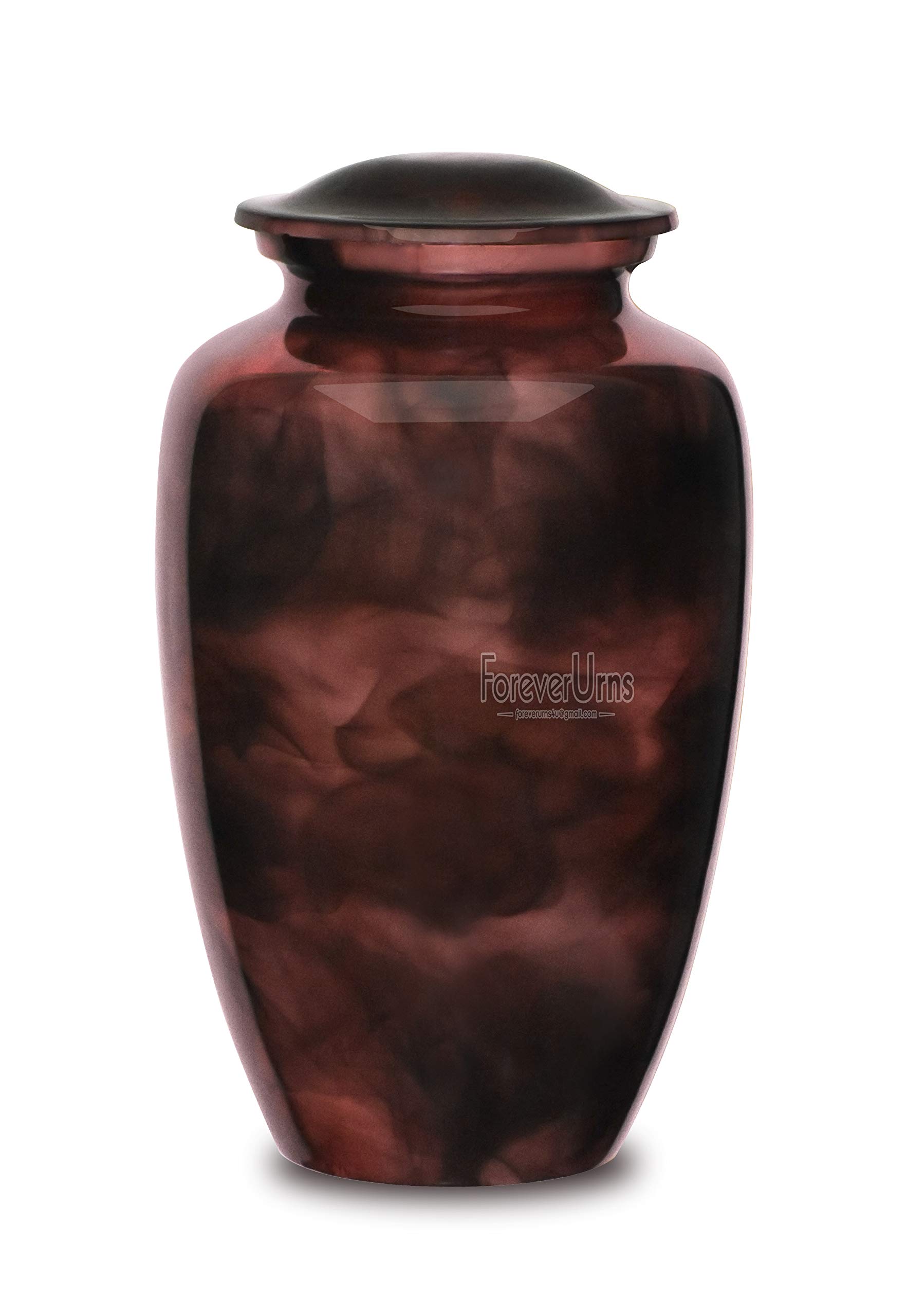 Urna Crematoria Con Croci Al Tramonto Per Ceneri Adulti – Design Personalizzato, Artigianale Con Coperchio A Vite - 2