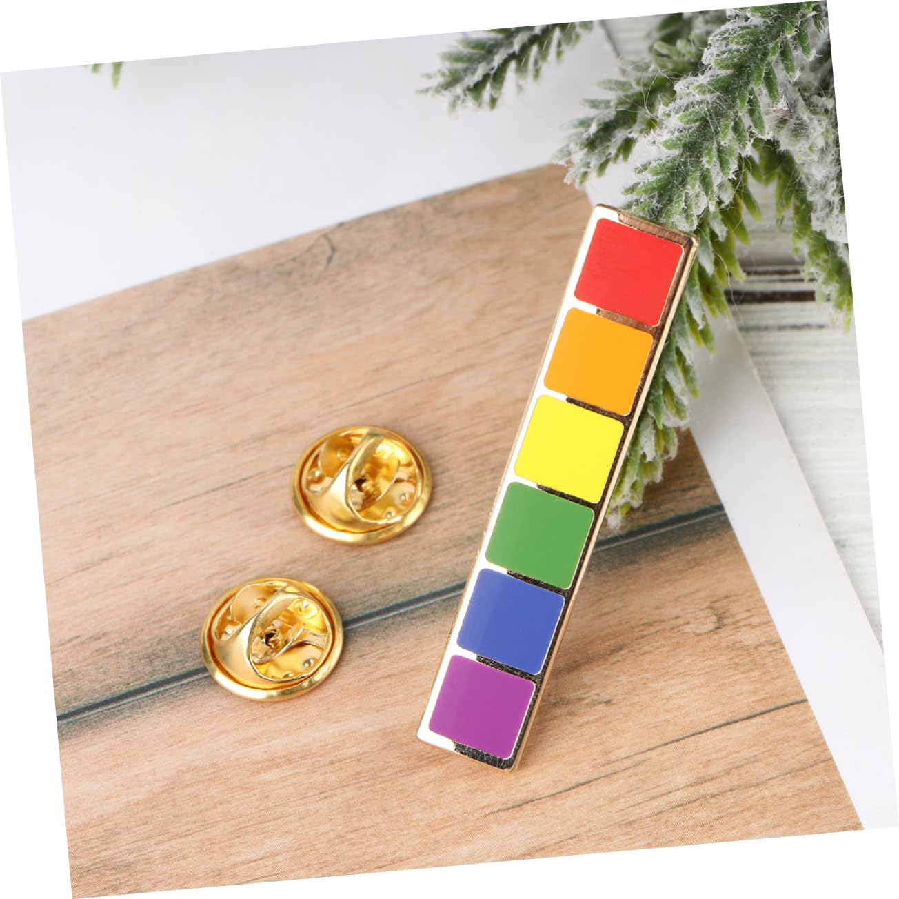 SOIMISS 3stücke Rainbow Anstecknadel Delikate Brosche Regenbogenfarben Für Lgbt-stolz Modisches Abzeichen Für Outfits Und Anlässe Hochwertiges Elegantes Design Für Jeden Anlass