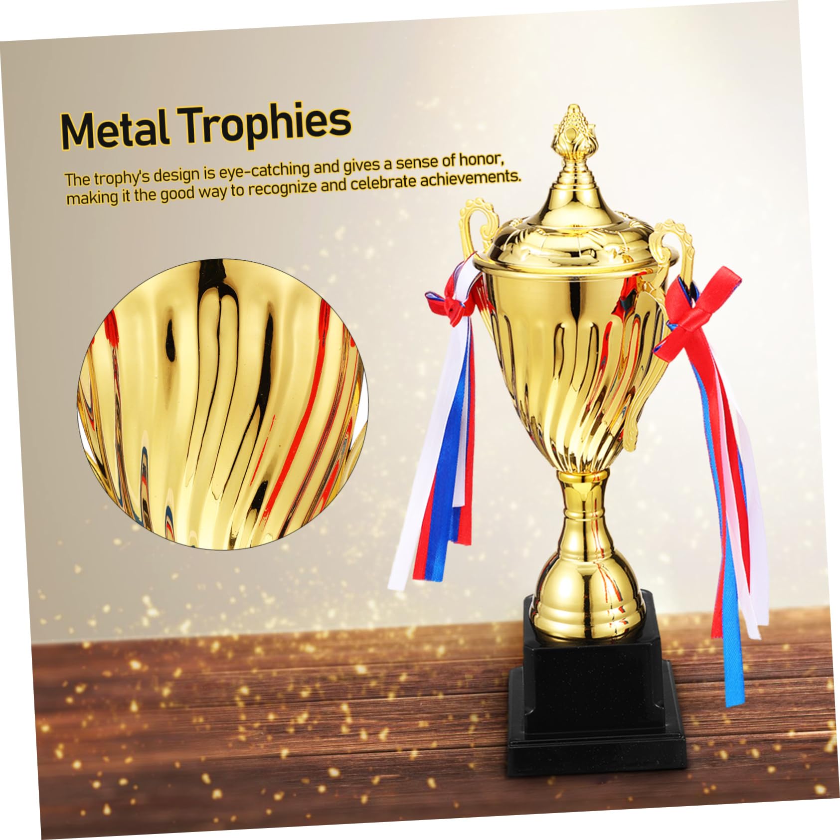 TOYANDONA Coppa per Calcio e Sport Premio Versatile per Competizioni e Cerimonie Design e Resistente per Riconoscimenti Duraturi