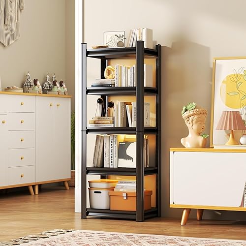 Miniatura 2 de Estantería de metal para garaje, estante de almacenamiento ajustable resistente de 23456 niveles, estantería de acero, capacidad de 3800 libras,