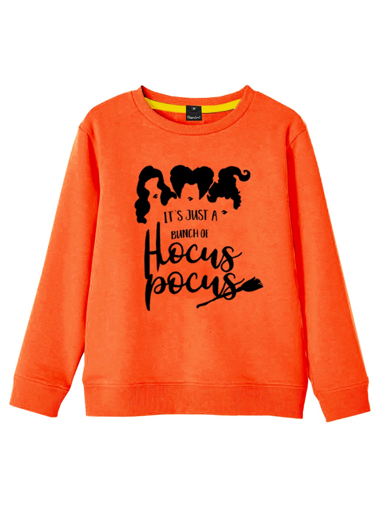 Remimi Kids Halloween Sweatshirt Long Sleeve Thanksgiving Tops 3-14 Years