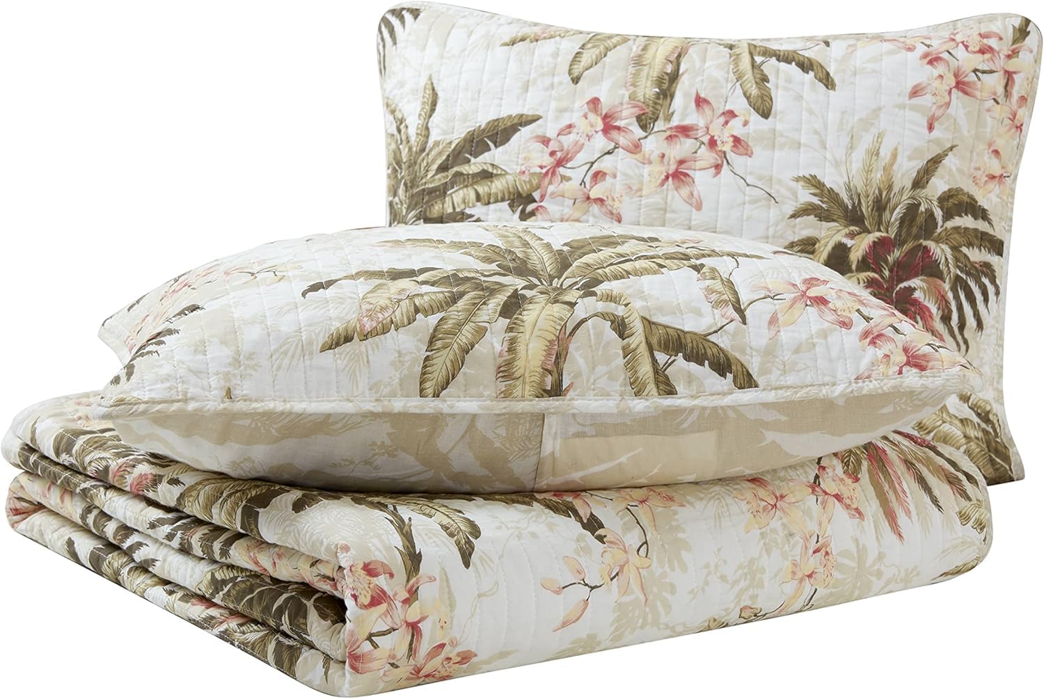 Amazon.co.jp: Tommy Bahama - クイーンキルトセット、リバーシブル