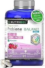 Probióticos y Prebióticos intestinales 200 mil Millones UFC y 30 Cepas bacterianas + Zinc, Inulina y Extracto de Granada. Salud Microbiota Intestinal.Máxima Concentración y 100% Vegano | 120 cápsulas