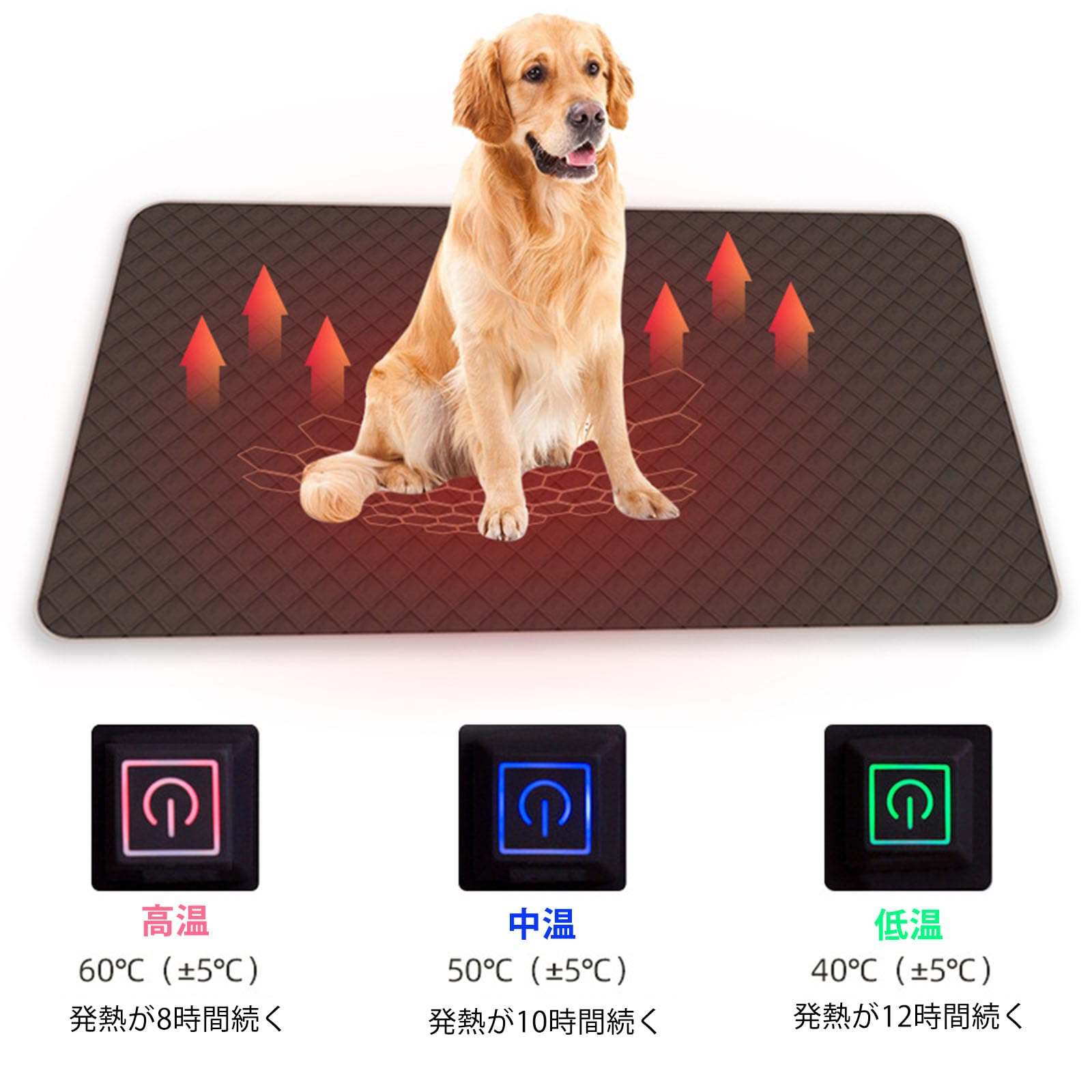 Amazon | Vozuf パネルヒーター 爬虫類 爬虫類 ヒーター ペット