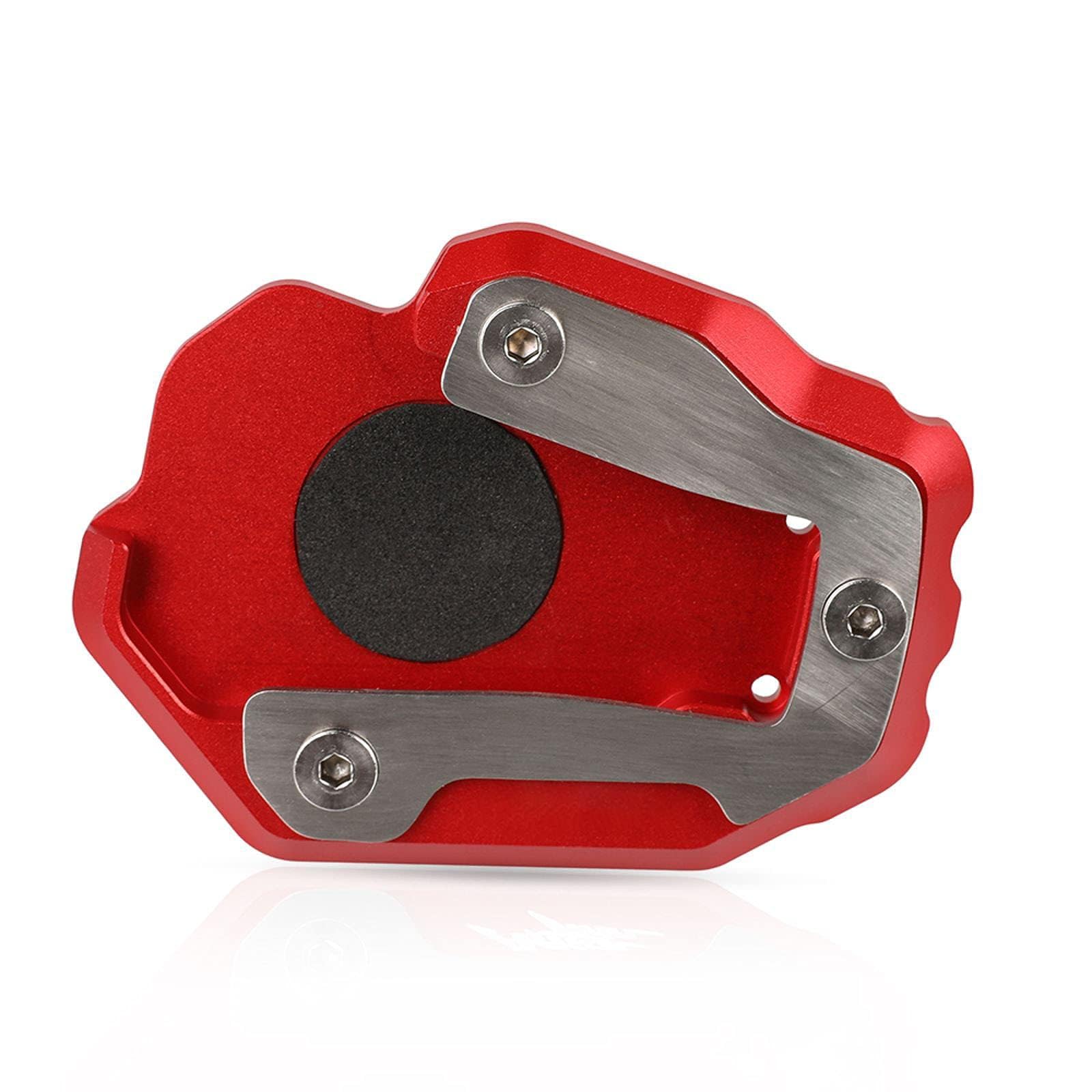 2025 CRF1100L Motorcycle Side Stand Enlarge Kickstand Plate Enlarger Side Stand Extension Compatible with CRF1100L Africa Twin/Adventure Sports/Adventure Sports ES/Adventure Sports DCT (Red)