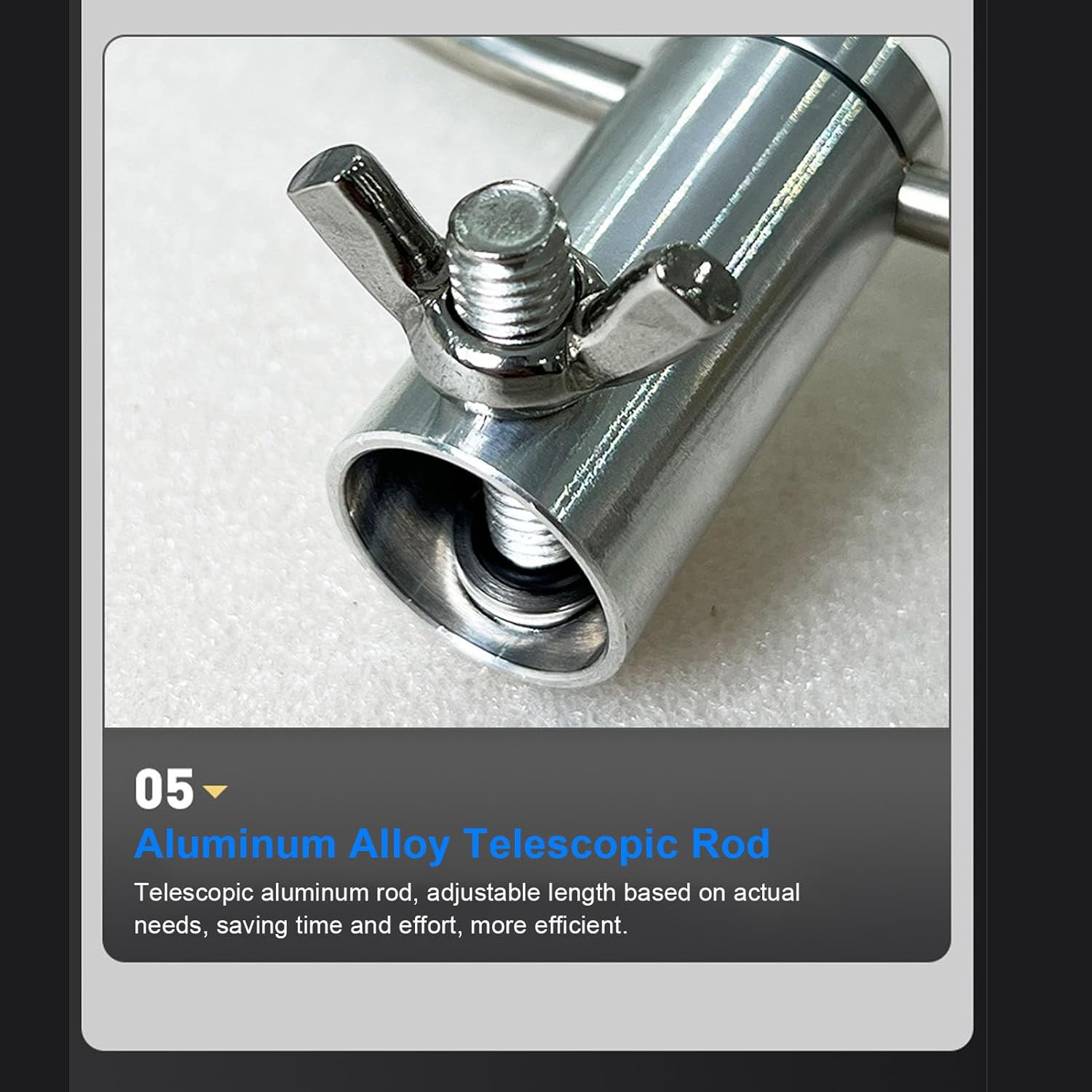 VINGVO Multi Purpose Ball Nut Collector, Telescopic Aluminum Alloy Pole Picker, Rolling Picker, Ideal for Tennis Balls, Chestnuts, Apples & Pears