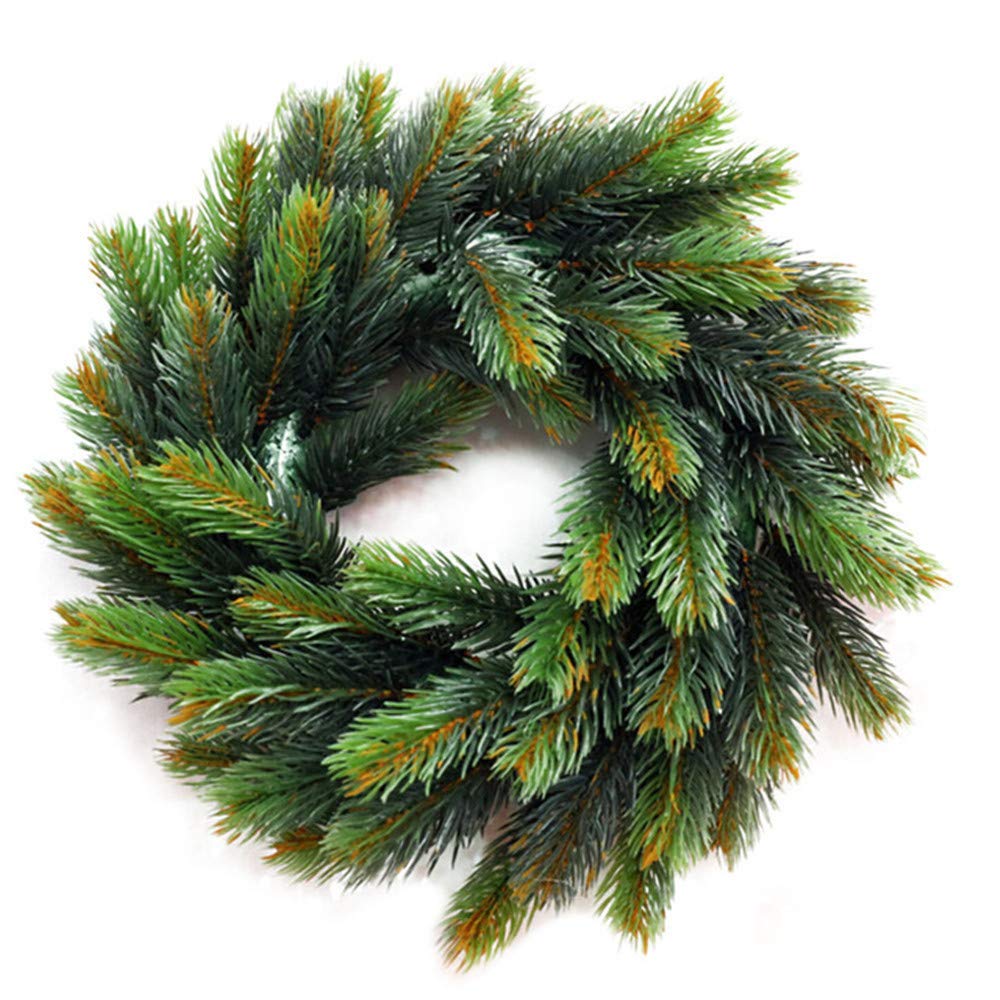 Guirlande De Noël Porte Décoration Fleurs Artificielles Plante Guirlande Mur Décor Coeur Rond Guirlande Guirlandes De Noce Décor À La Maison 2