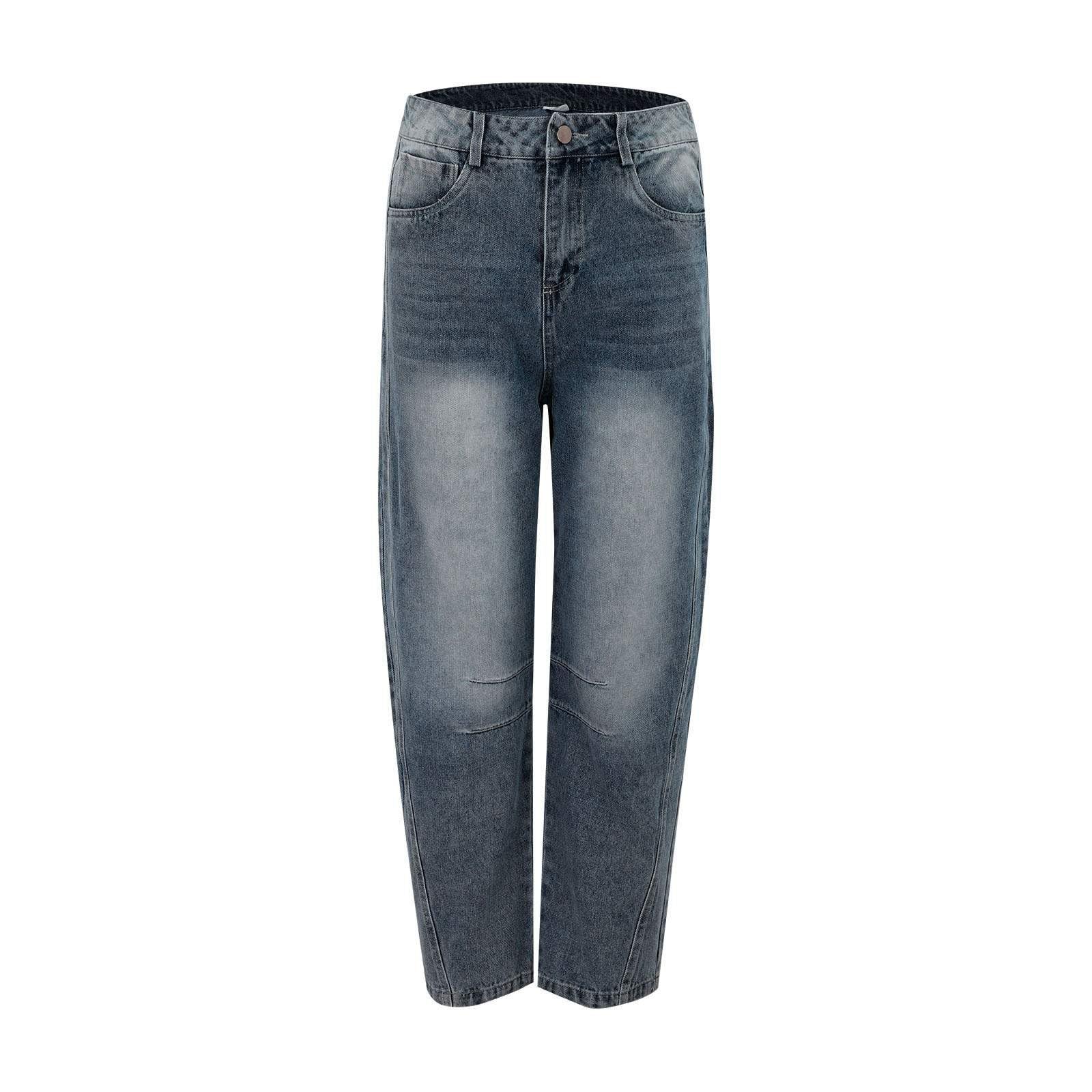 Jeans Baggy Donna Curvy Jeans Elasticizzati Gamba Larga Larghi Pantaloni Baggy Leggeri Casual Wide Leg Pantaloni Denim Vita Alta Curvy Y2k Palazzo Streetwear con Tasche Taglie Forti Hiphop
