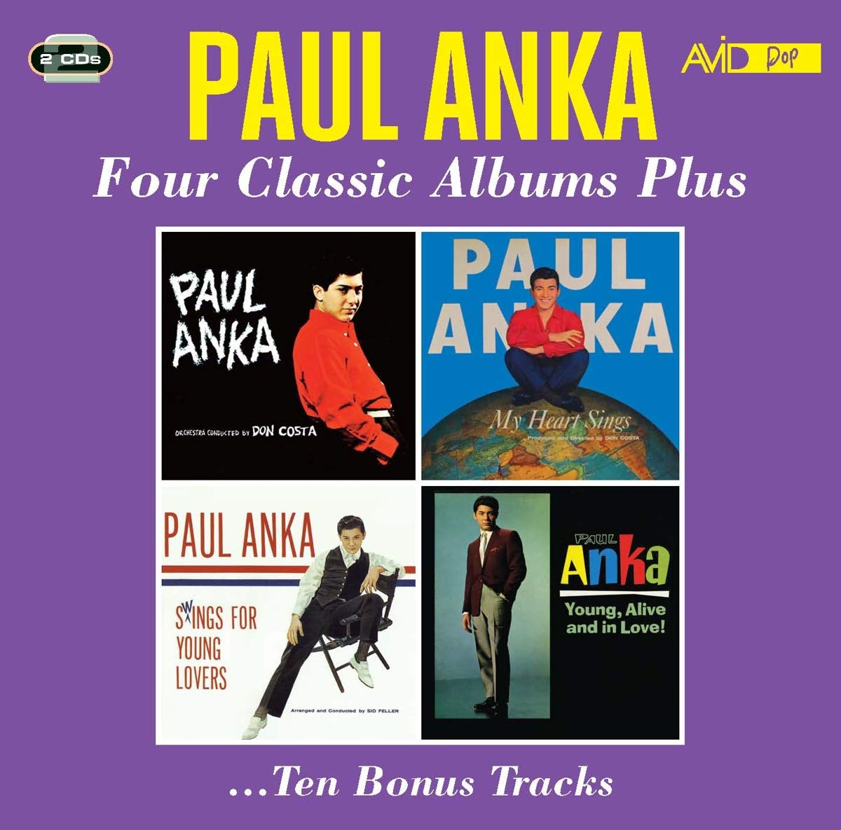 Four Classic Albums Plus (Paul Anka / My Heart Sings / Swings For Young Lovers / Young Alive And In Love)