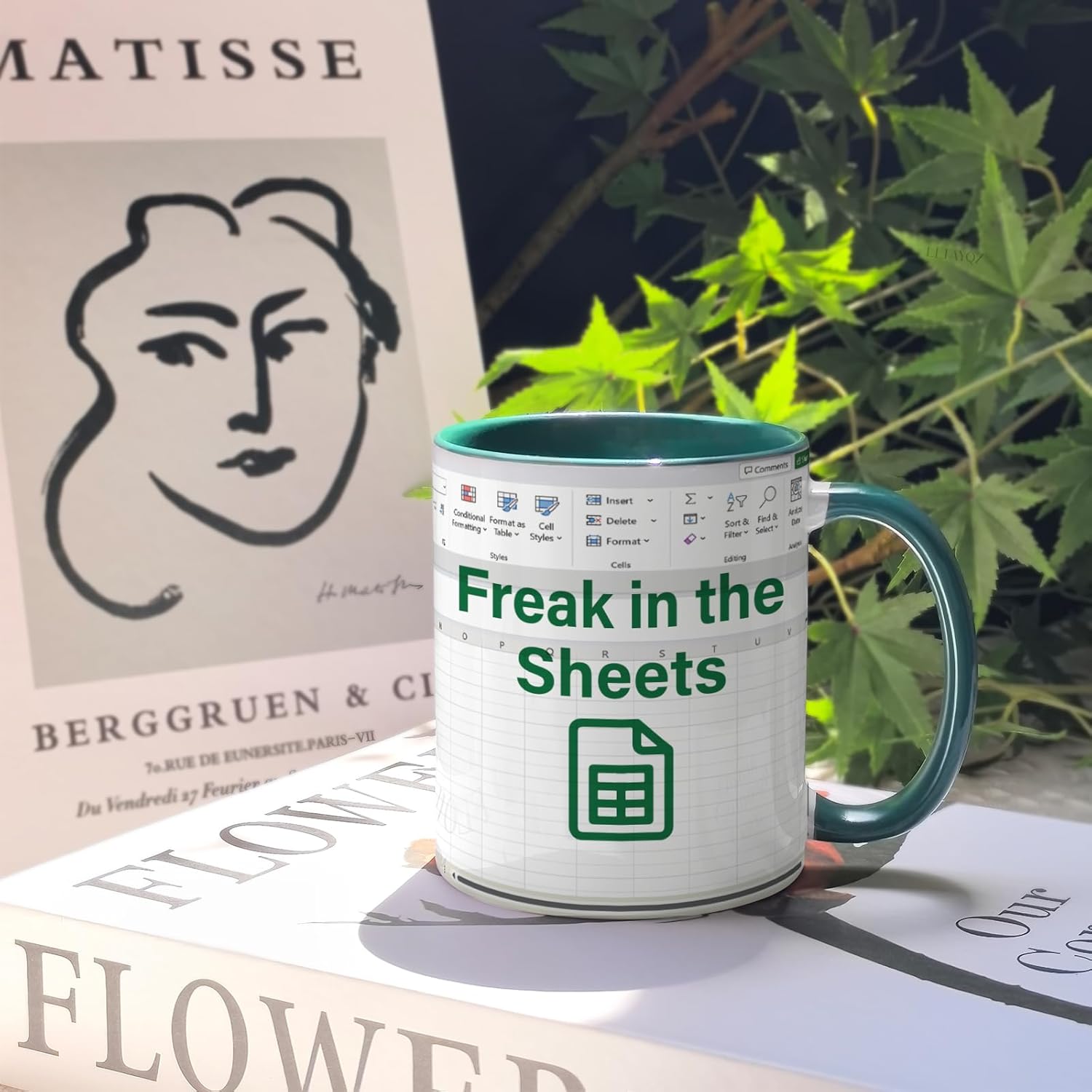 Funny Excel Coffee Mug Gift for Accountant, Freak In The Sheets mug, Unique Spreadsheet Office Mugs for Accounting Boss Finance Banker CFO CPA Novelty Birthday Christmas mugs gifts for Coworkers-48 - Image 4