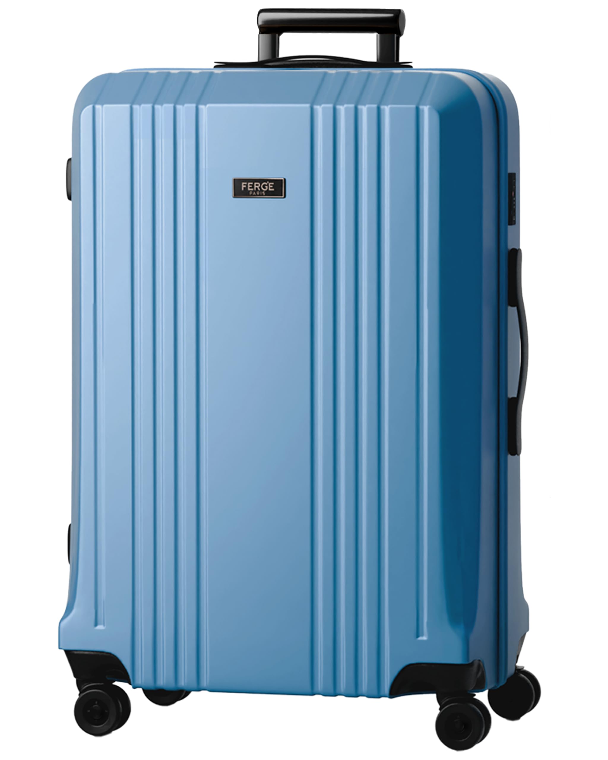 Valise FERGÉ taille moyenne bleu pour vacances et week-ends - 8
