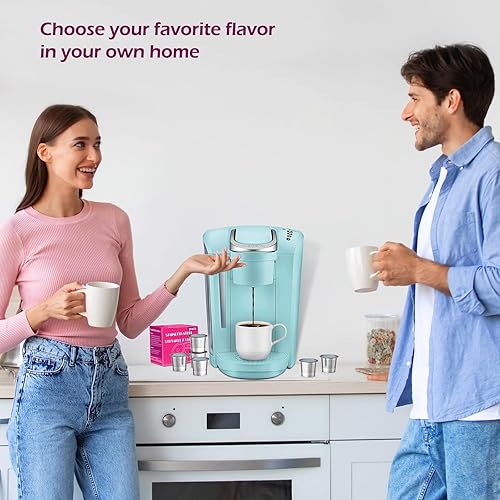 Miniatura 6 de Tazas reutilizables K Cup para Keurig, cápsulas de café reutilizables K Cup compatibles para cafeteras Keurig 1.0 y 2.0, tazas K de acero inoxidable