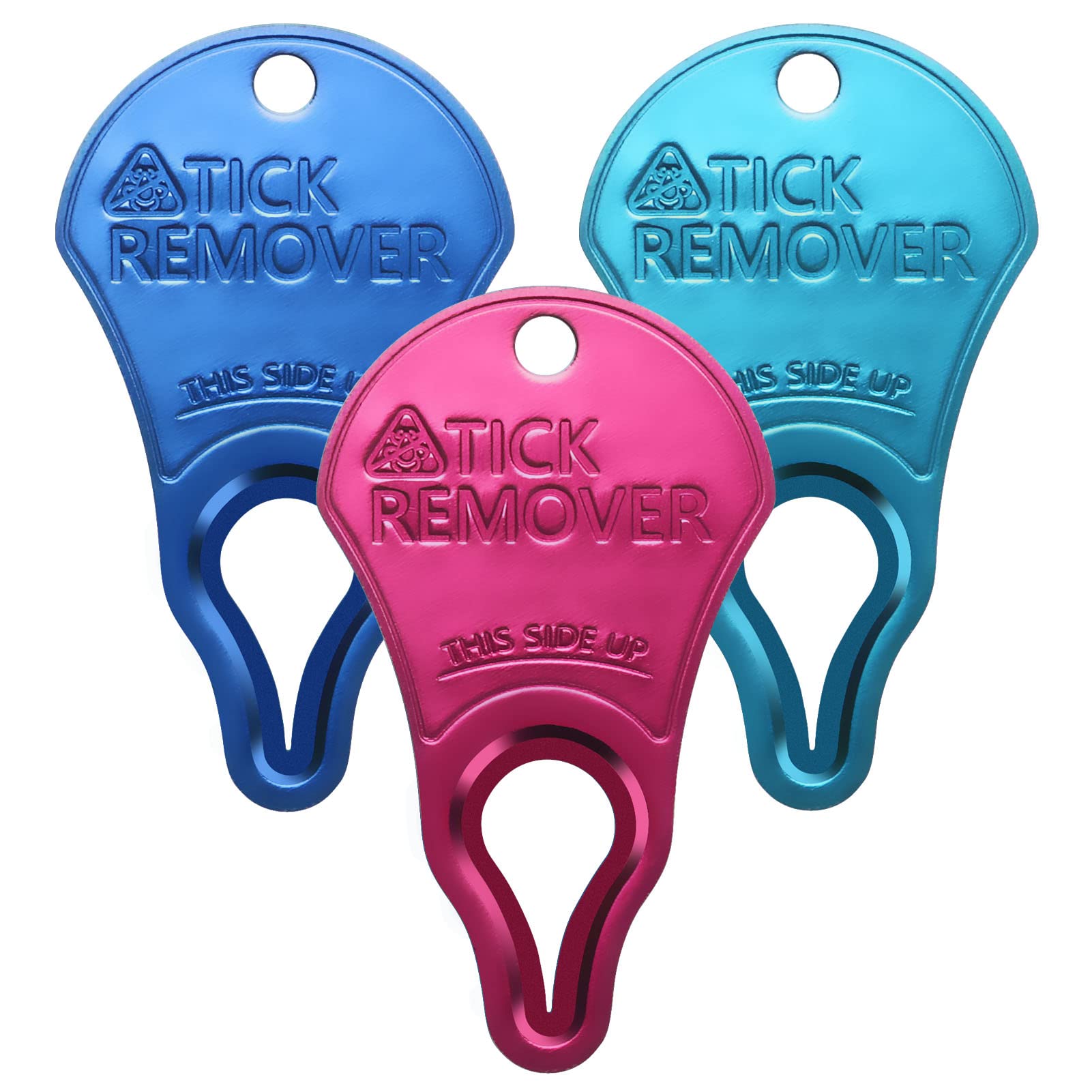 3 Pack Tick Remover Tool for Pets and Humans, Portable Tick Removal, Safe and Fast, Essential and Emergency Tool for Outdoor Activities, Effective and