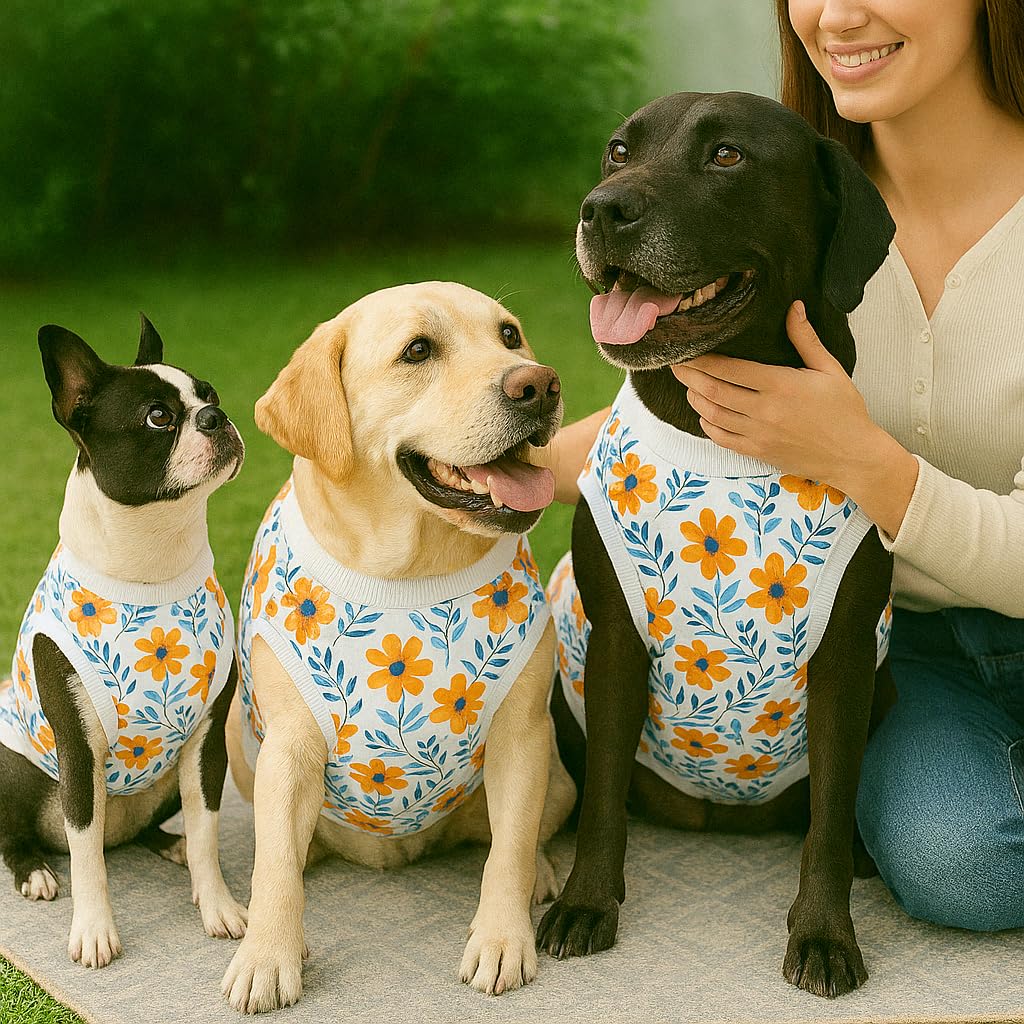 PetWarm Post Surgery Dog Onesie Female, Onesies for Dogs Bodysuit for Abdominal Affected Areas Sensitive Skin Areas - Image 4