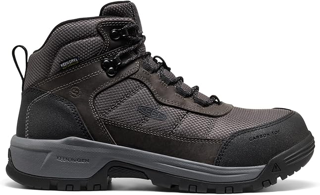 KEEN Utility Skokie Waterproof Work Boots (Carbon Toe)