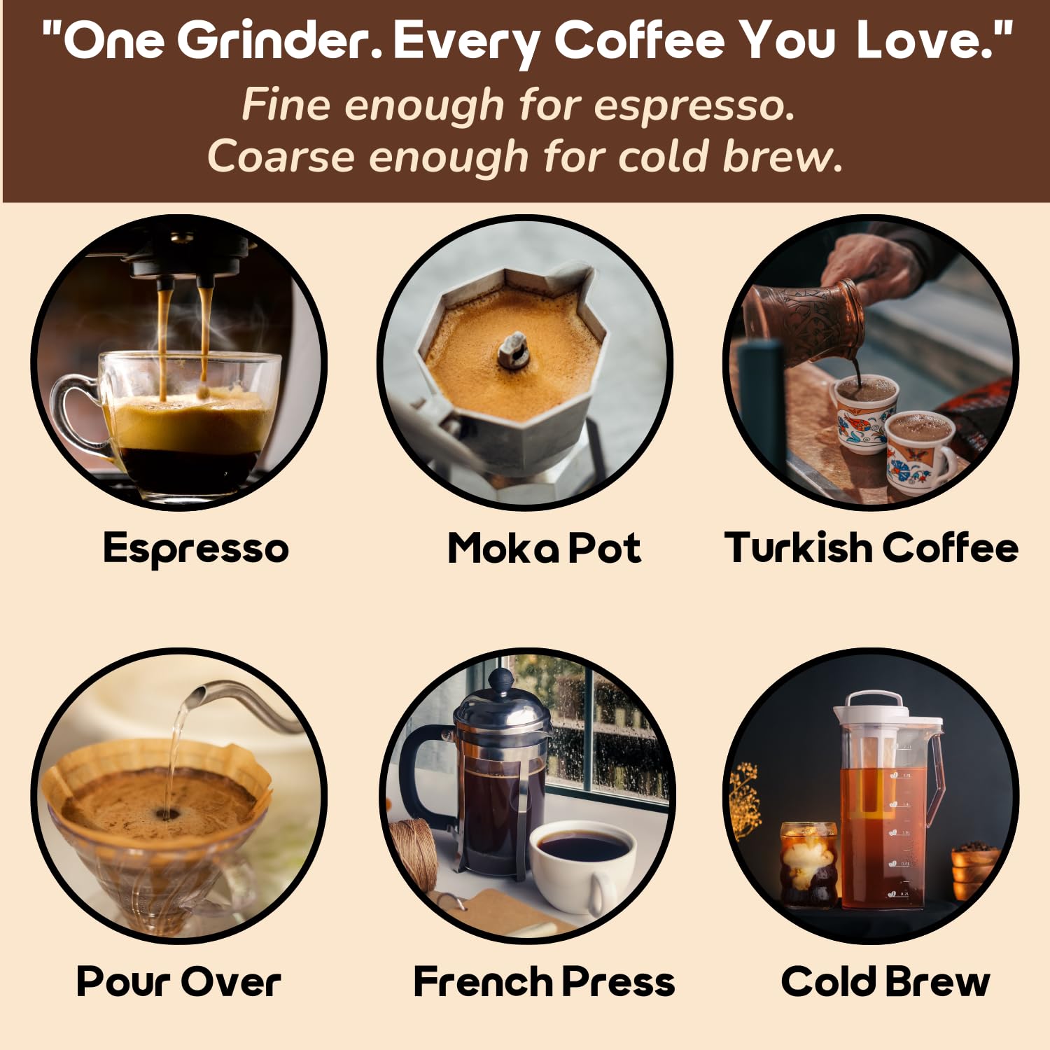 InstaCuppa Burr Grinder: Espresso-Fine Coffee at Home -9