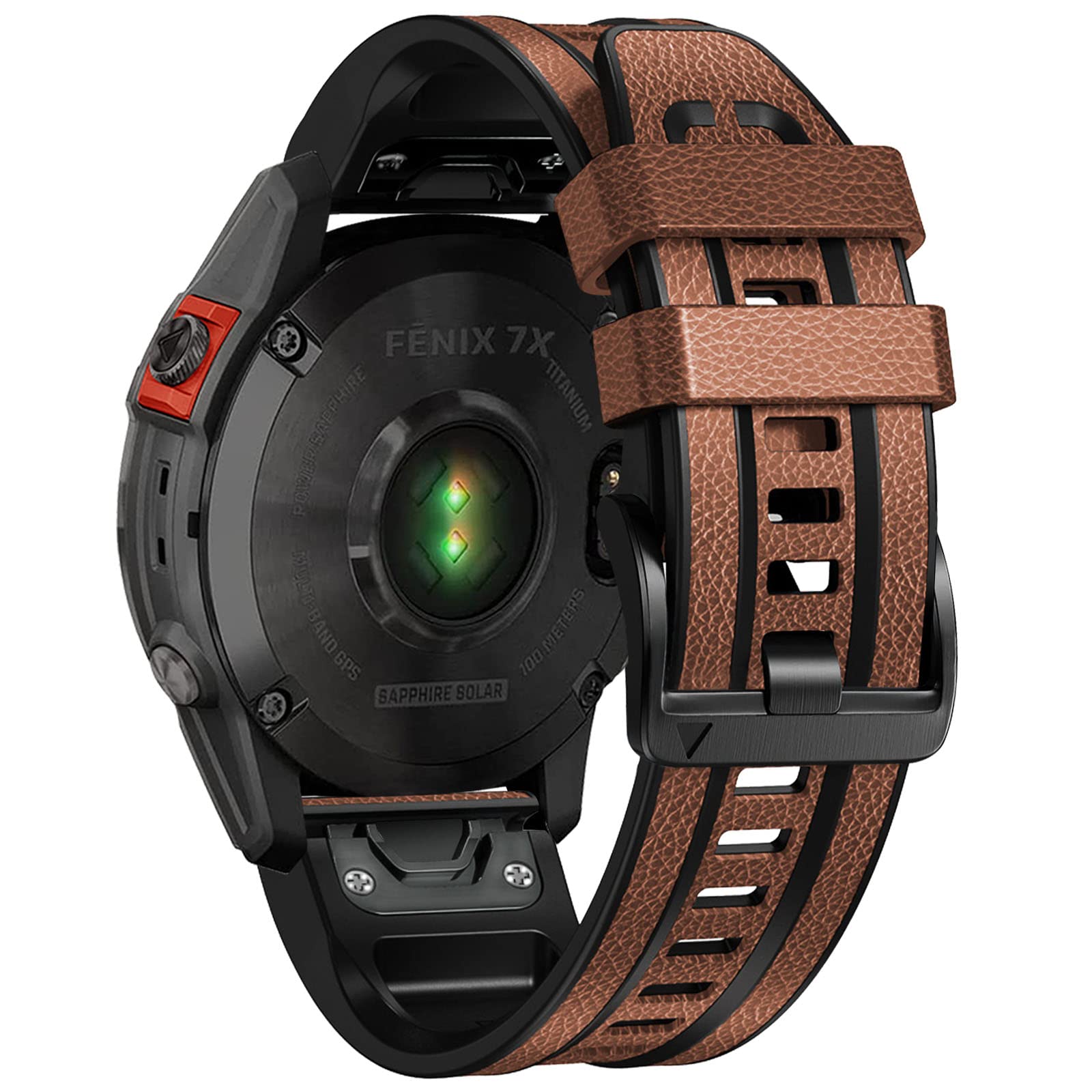 Silikon-Armband Für Garmin Fenix 7X & 6X – 26 Mm, Wasserdicht & Schnell Wechselbar