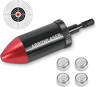 GOTICAL Arrow Laser Sight Tactical Archery Bore Sight Red Dot Laser for Compound Bow Crossbow Boresighter Sight Tool for Target