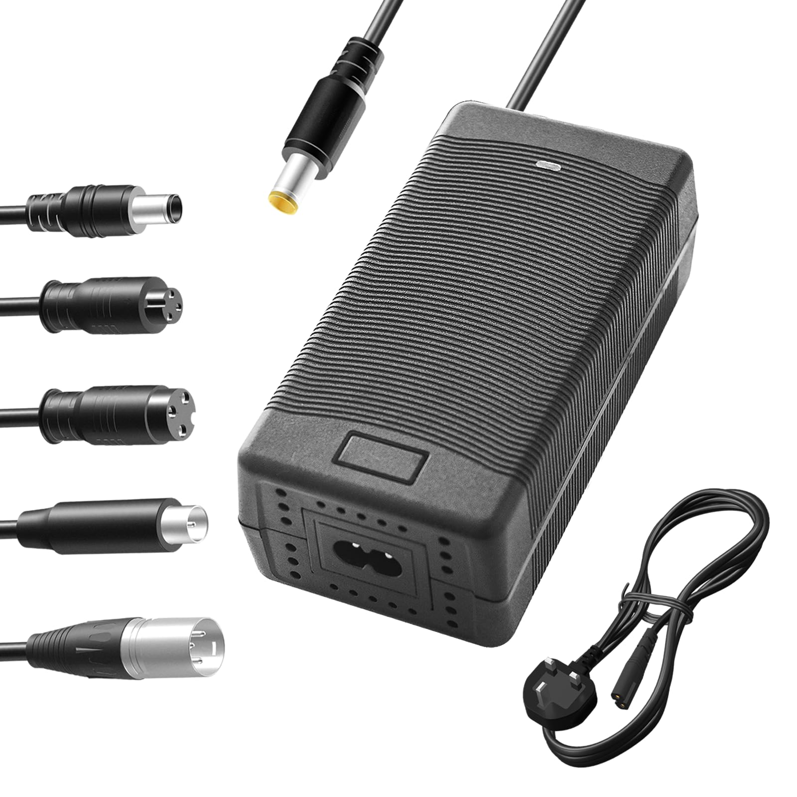 YASCO Lithium Battery Charger for E-Scooter E-bike Battery Charger (54.6V 2A+6 Connectors)