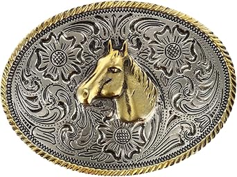 Cody James Boys Dual-Tone Horse Belt Buckle - 205