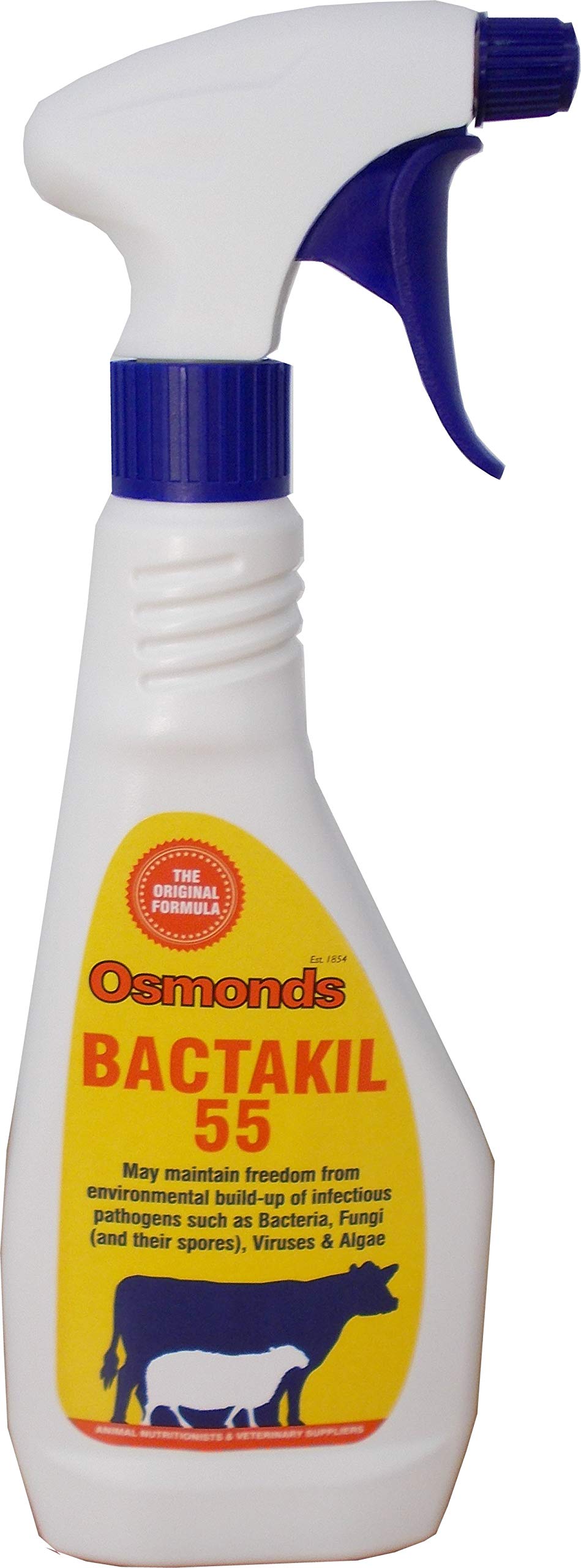 Osmonds Unisex's Bactakil 55, Clear, 500 ml