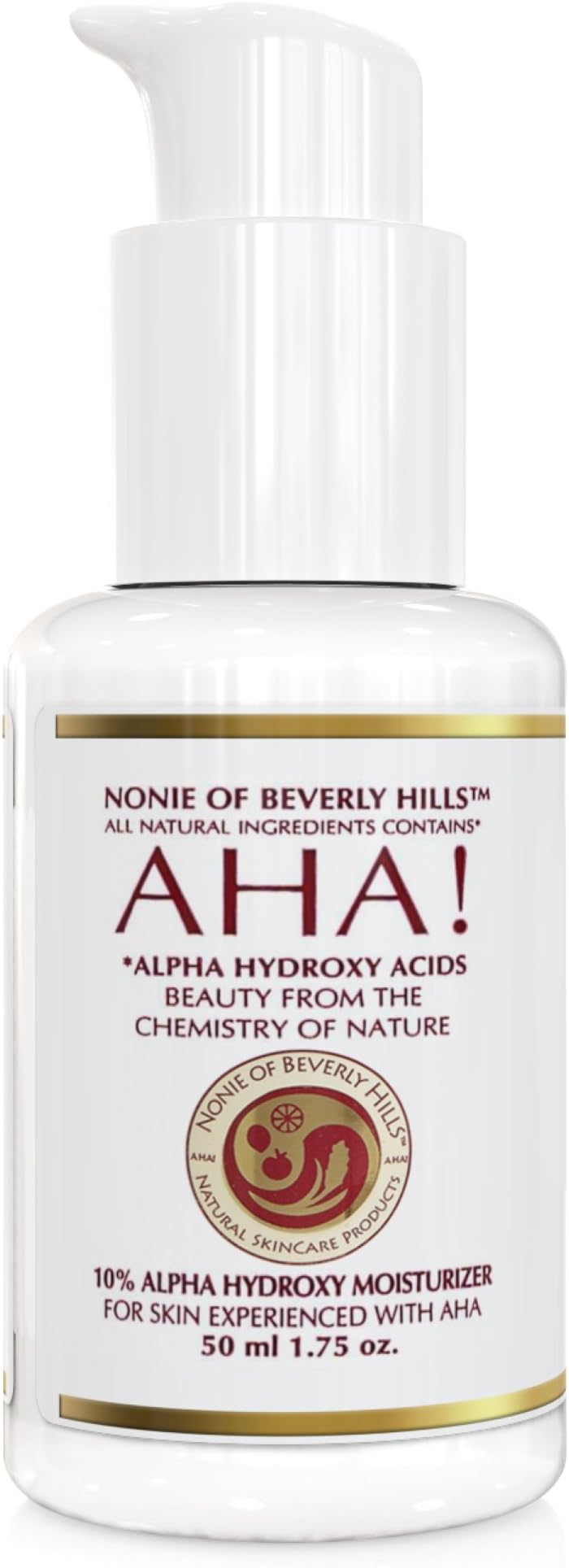 Nonie 10% Alpha Hydroxy Acid Moisturizer - Anti Wrinkle & Anti Aging Treatment - Dead Cell Exfoliater & Renewer 30% - 1.75 oz