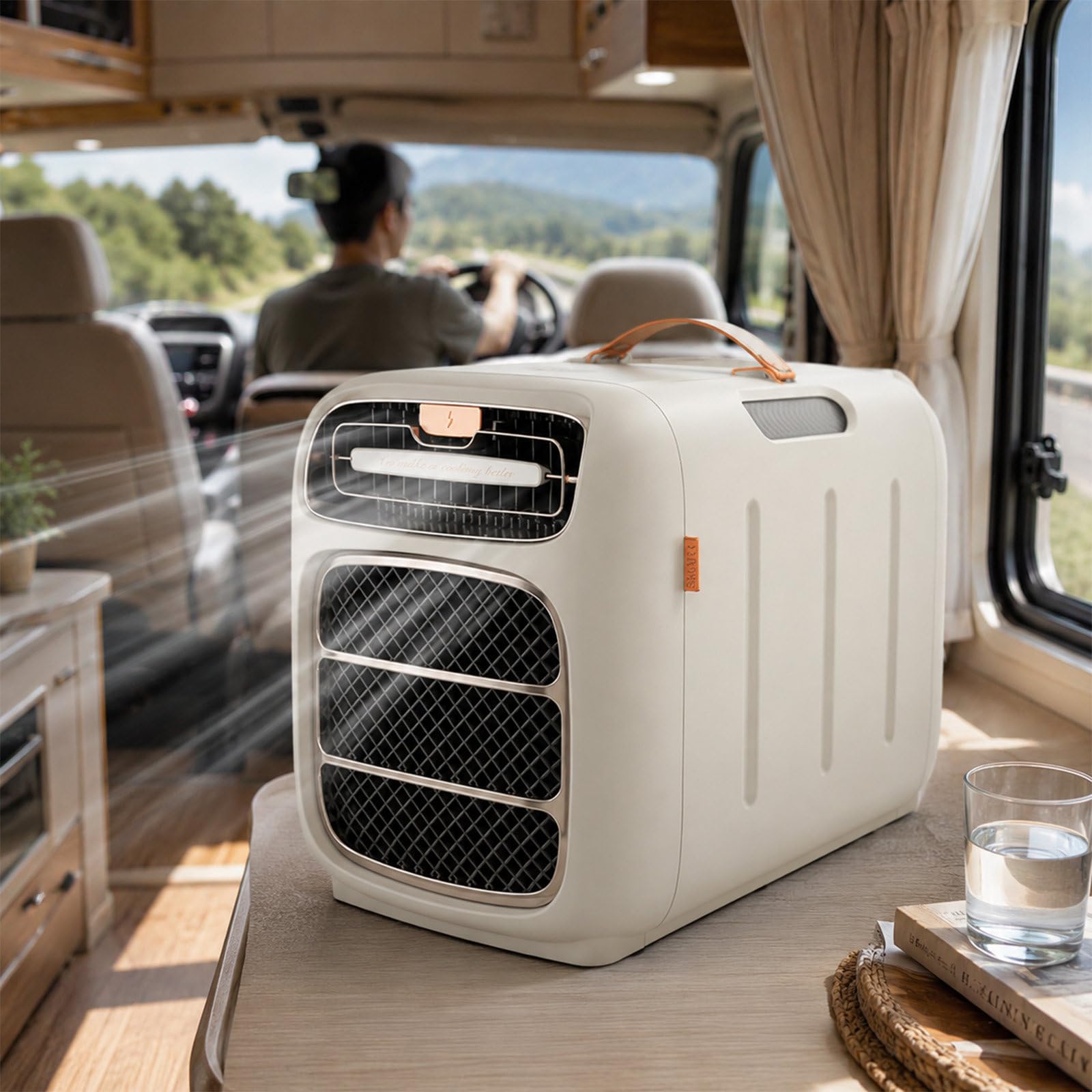 QJJML Camping Air Conditioner, 4 Modes for Tents, Caravans and Motorhomes