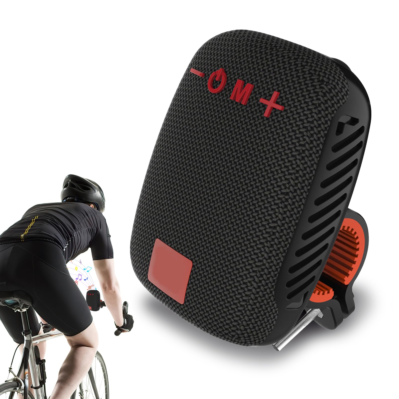 Annadue Altoparlante Bluetooth per bicicletta, plug in radio, altoparlante portatile impermeabile senza fili per escursioni in bicicletta. (nero), Annadue0ikdbvq75x-11