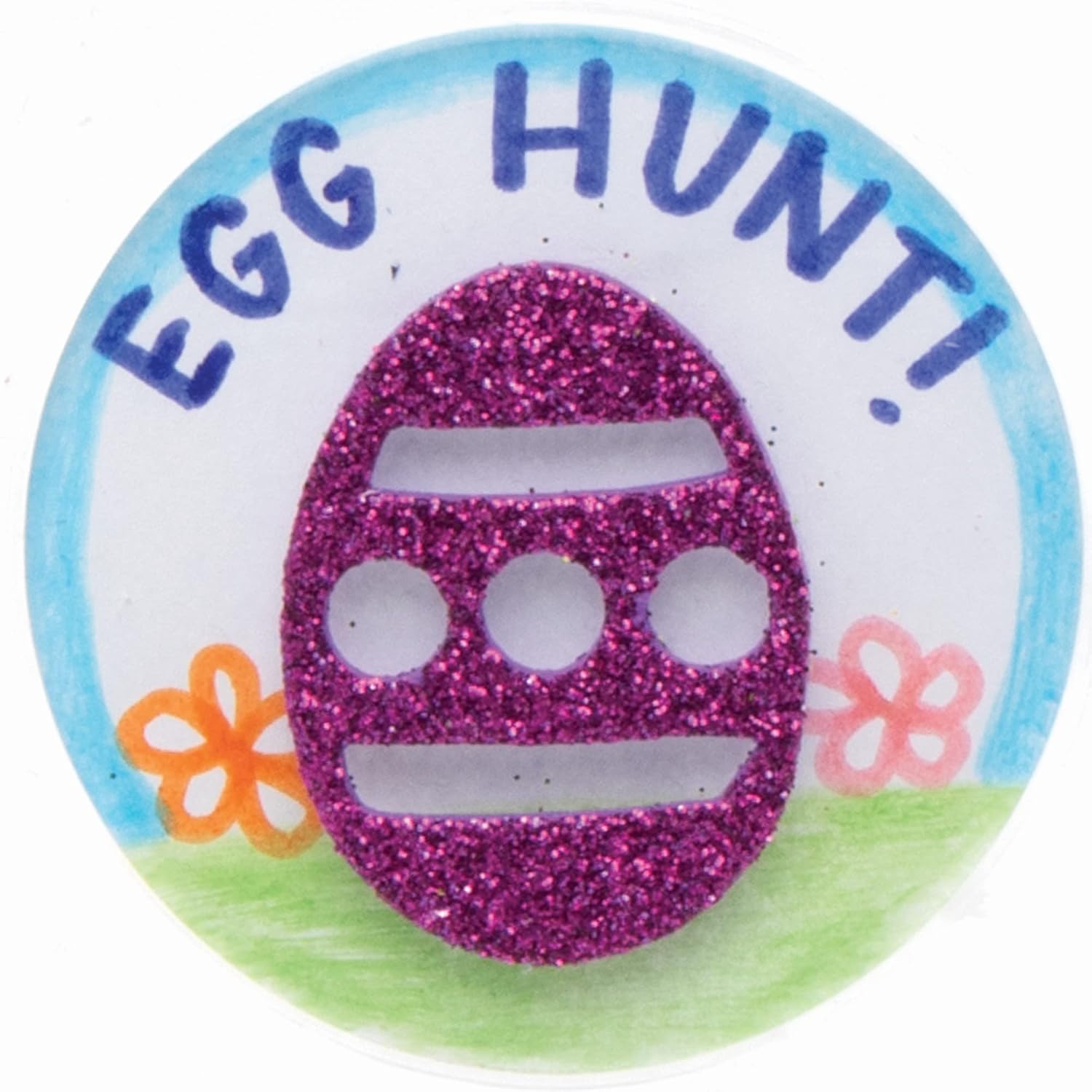 Baker Ross Easter Glitter Stickers Pack of 150, Glimmer Easter